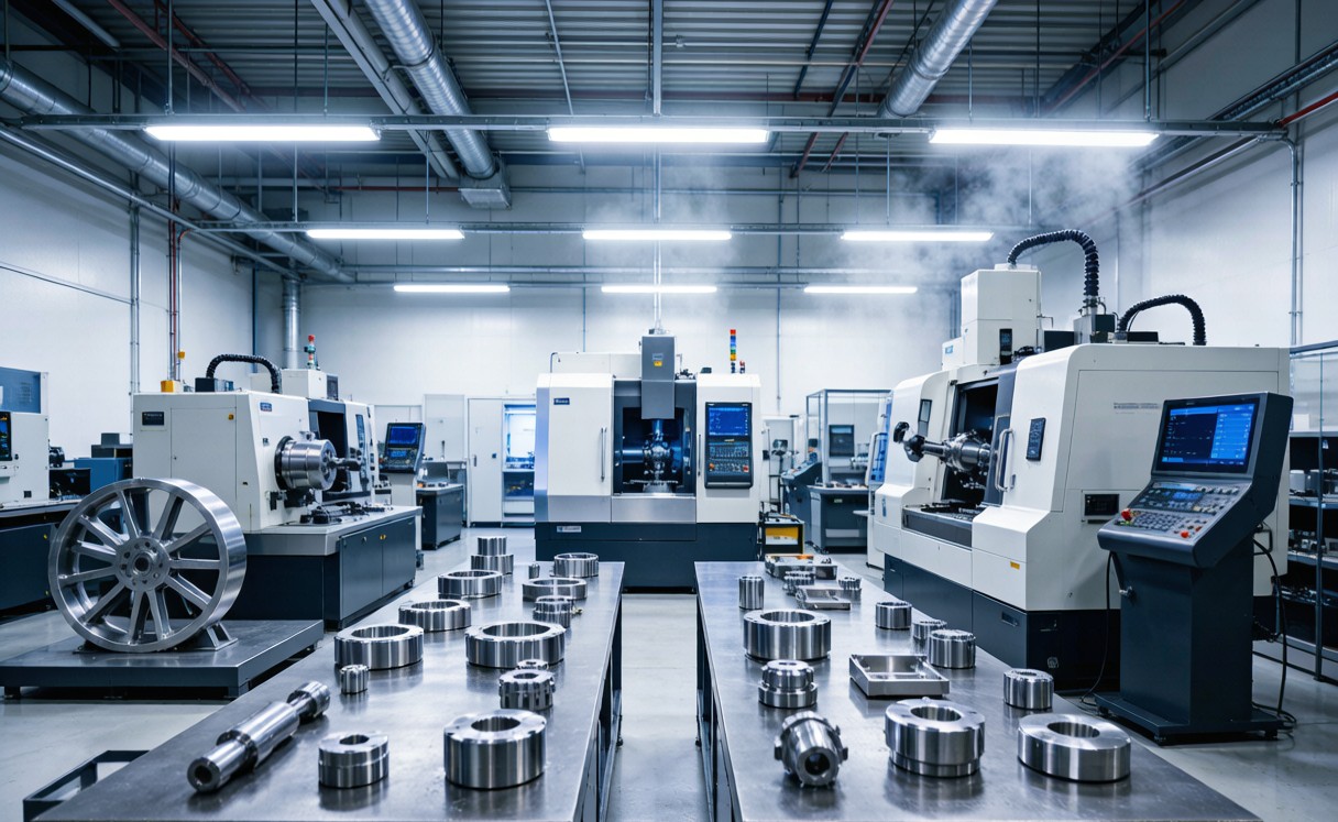 Precision CNC machining workshop - YouseeTech factory