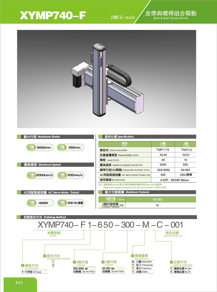 XYMP740二轴